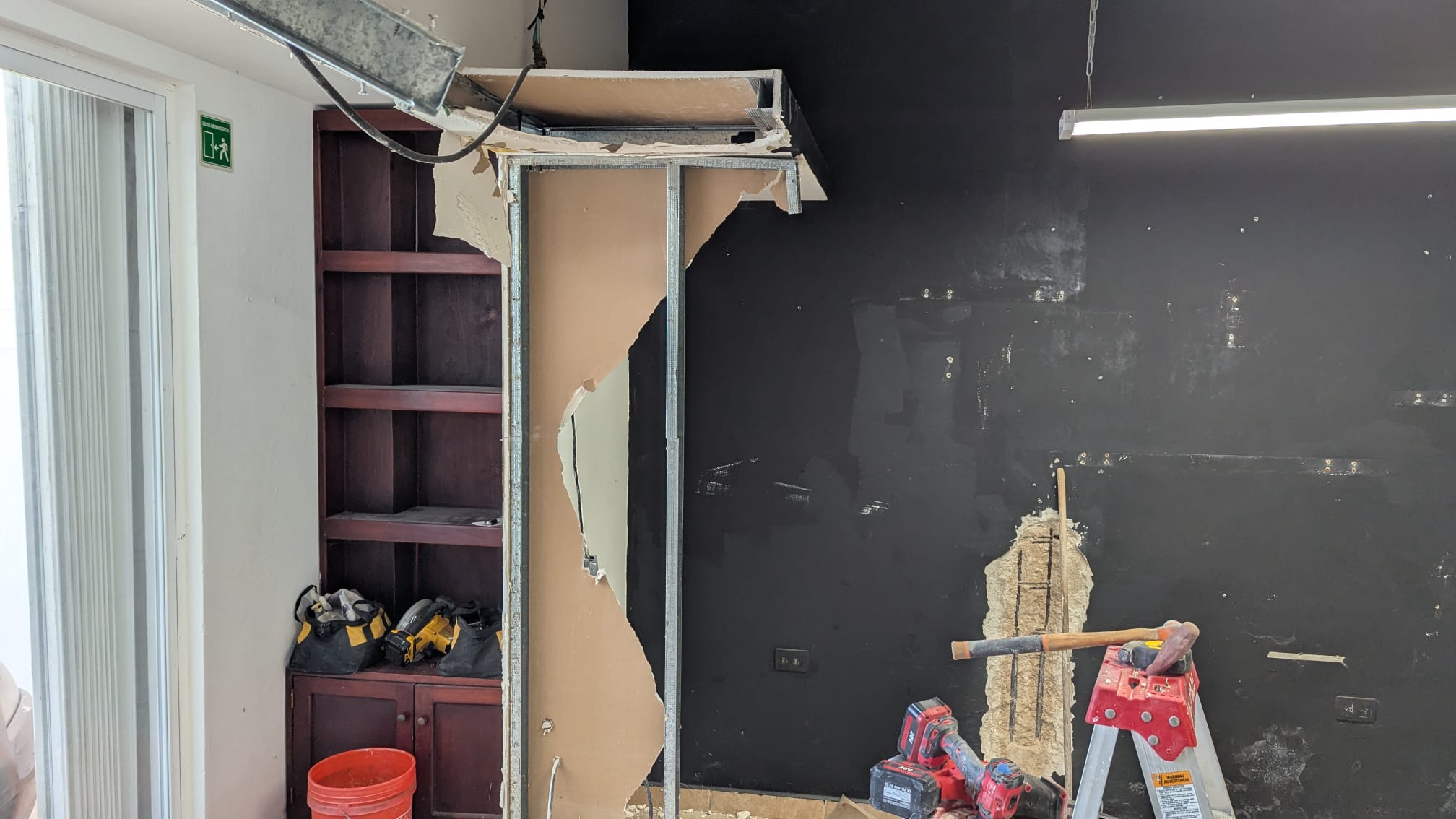 Tattoo Shack renovation progress photo four